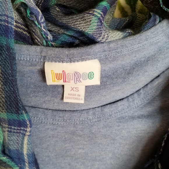 LuLaRoe Blue Julia Dress - Picture 2 of 2